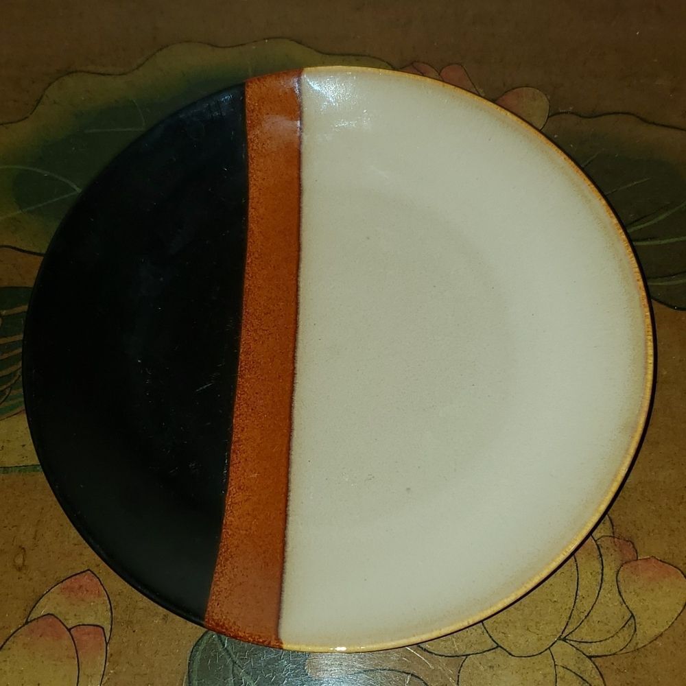 Sango Tempo Black Salad Plate 8"